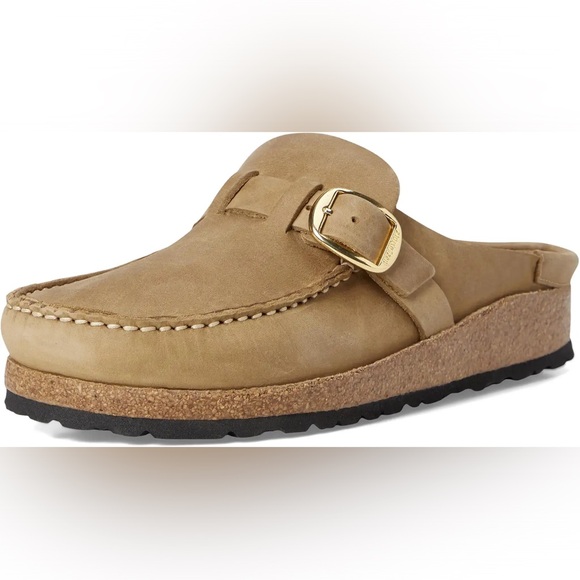 NWT Birkenstock Buckley Style Oiled Leather in Light Tobacco - Picture 6 of 16